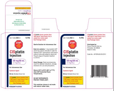 Cisplatin 50 mL Carton Label (Cisplatin 50ml Carton)